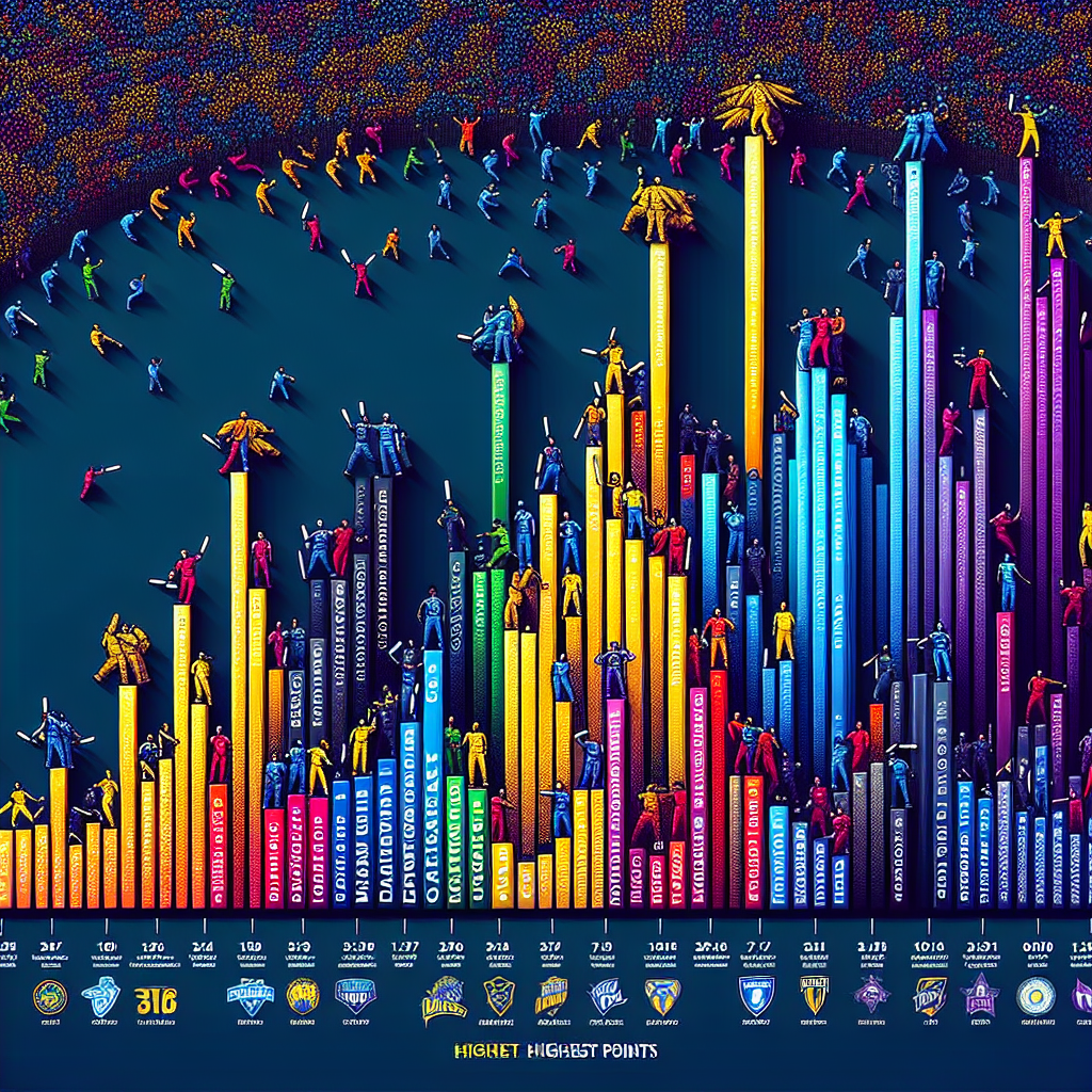 highest points in ipl history